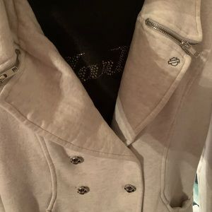 Harley turtleneck and Harley jacket/ hoodie